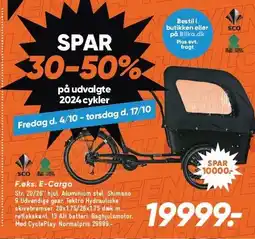 Bilka SCO E-Cargo tilbud