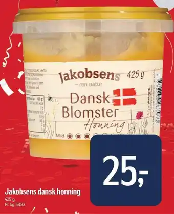 Føtex Jakobsens dansk honning tilbud