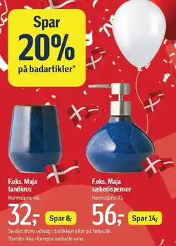 Føtex SPAR 20% PÅ badartikler tilbud