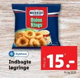 Lidl Indbagte løgringe tilbud