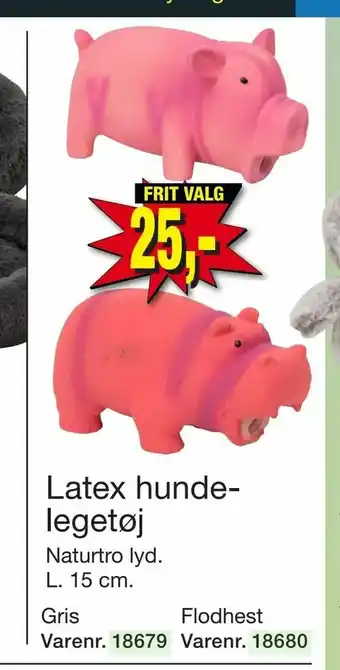 Harald Nyborg Latex hunde legetøj tilbud