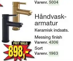 Harald Nyborg Håndvaskarmatur tilbud