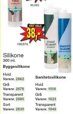 Harald Nyborg Silikone tilbud