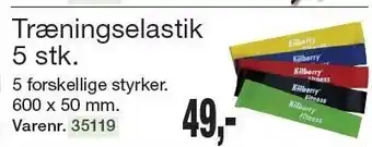 Harald Nyborg Træningselastik 5 stk tilbud