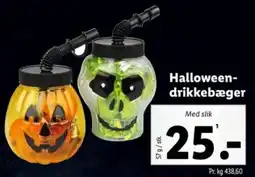 Lidl Halloween- drikkebæger tilbud