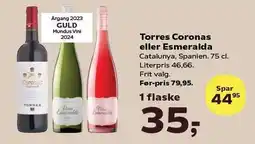 Kvickly Torres Coronas eller Esmeralda tilbud