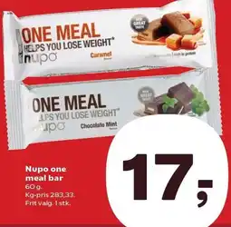 Kvickly Nupo one meal bar tilbud