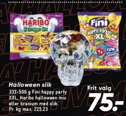 Bilka Halloween slik tilbud