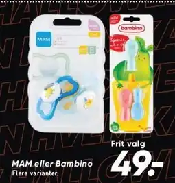 Bilka MAM eller Bambino tilbud