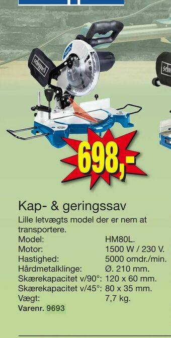 Harald Nyborg Kap- & geringssav tilbud