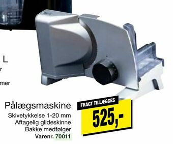 Harald Nyborg Pålægsmaskine tilbud