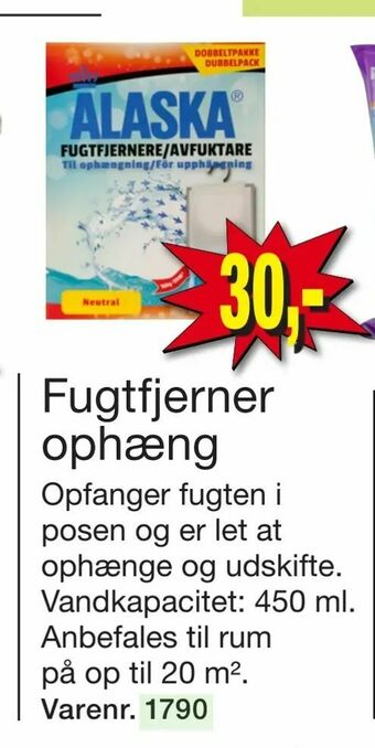 Harald Nyborg Fugtfjerner ophæng tilbud