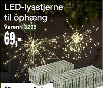 Harald Nyborg LED-lysstjerne til ophæng tilbud