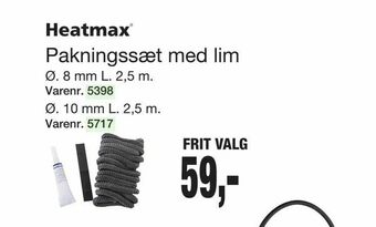 Harald Nyborg Pakningssæt med lim tilbud