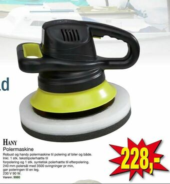 Harald Nyborg Polermaskine tilbud