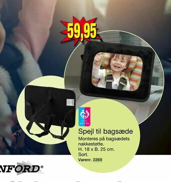 Harald Nyborg Spejl til bagsæde tilbud