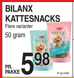 ABC Lavpris BILANX KATTESNACKS tilbud