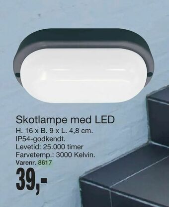 Harald Nyborg Skotlampe med LED tilbud