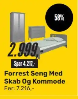 My Home Forrest Seng Med Skab Og Kommode tilbud