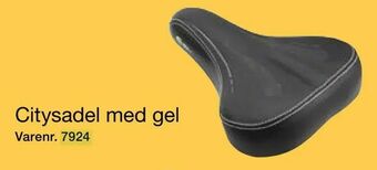 Citysadel med gel