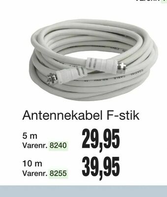 Harald Nyborg Antennekabel F-stik tilbud