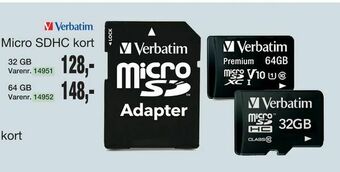 Harald Nyborg Micro SDHC kort tilbud