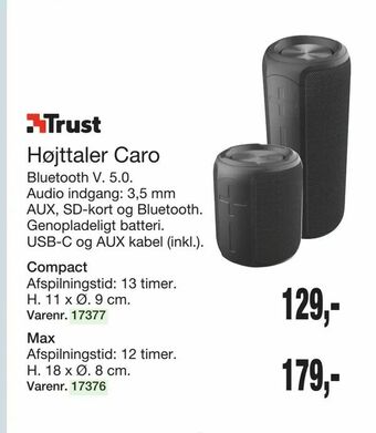 Harald Nyborg Højttaler Caro tilbud