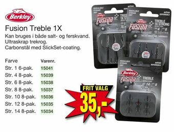 Harald Nyborg Fusion Treble 1X tilbud