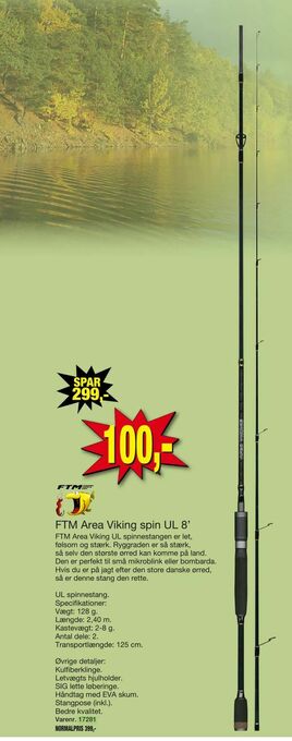 Harald Nyborg FTM Area Viking spin UL 8' tilbud