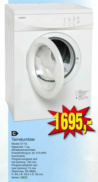 Harald Nyborg Tørretumbler tilbud