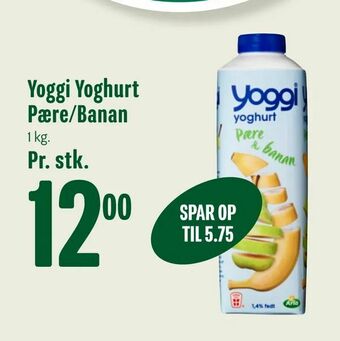 Min Købmand Yoggi Yoghurt Pære/Banan tilbud