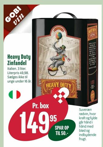 Min Købmand Heavy Duty Zinfandel tilbud