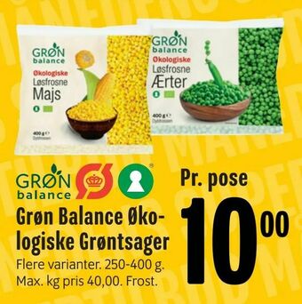 Min Købmand Grøn Balance Økologiske Grøntsager tilbud