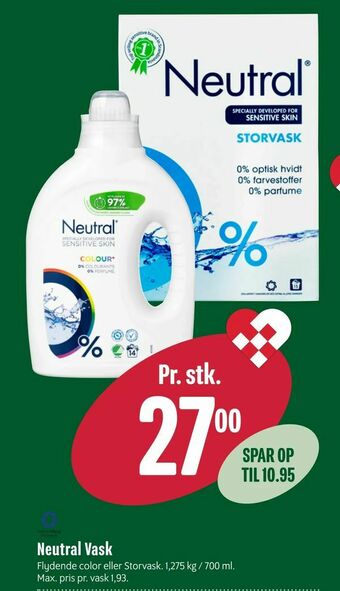 Min Købmand Neutral Vask tilbud