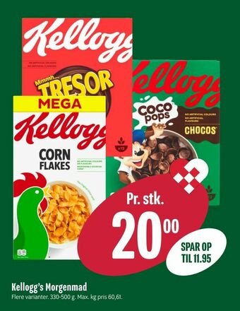 Min Købmand Kellogg's Morgenmad tilbud