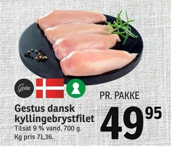 SPAR Gestus dansk kyllingebrystfilet tilbud