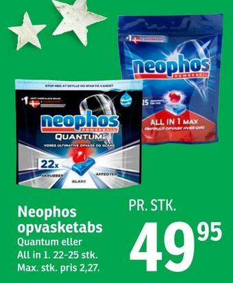 SPAR Neophos opvasketabs tilbud