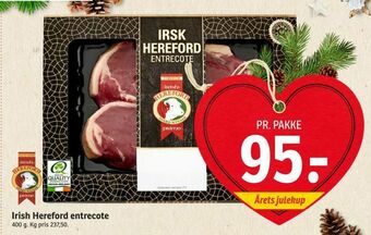 Irish Hereford entrecote