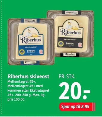 SPAR Riberhus skiveost tilbud