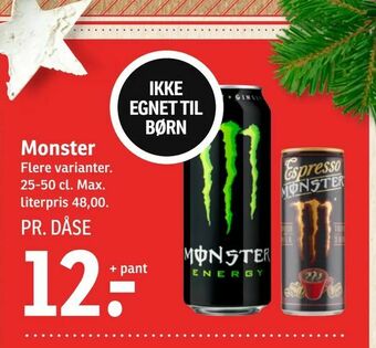 SPAR Monster tilbud