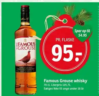 SPAR Famous Grouse whisky tilbud