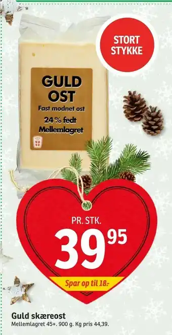 SPAR Guld skæreost tilbud