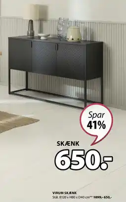 JYSK VIRUM SKÆNK tilbud