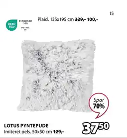 JYSK LOTUS PYNTEPUDE tilbud