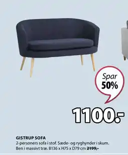 JYSK GISTRUP SOFA tilbud
