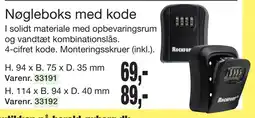 Harald Nyborg Nøgleboks med kode tilbud