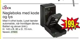 Harald Nyborg Nøgleboks med kode og lys tilbud