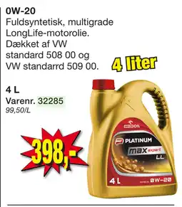 Harald Nyborg Motorolie MaxExpert tilbud