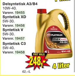 Harald Nyborg Motorolie MaxExpert tilbud
