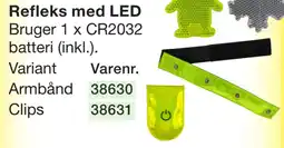 Harald Nyborg Refleks med LED tilbud